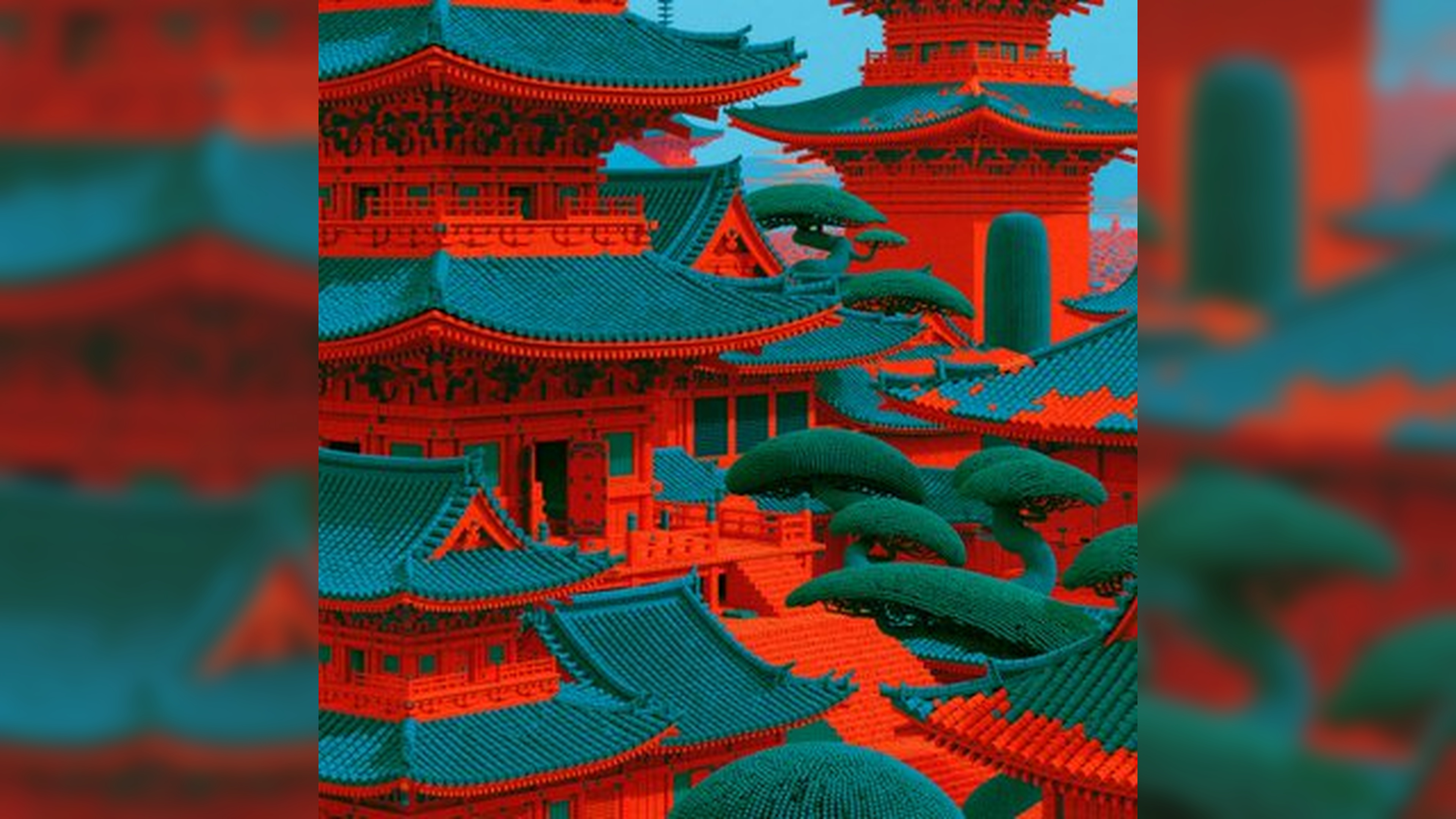 Red homes, an ambient Focus Mode background